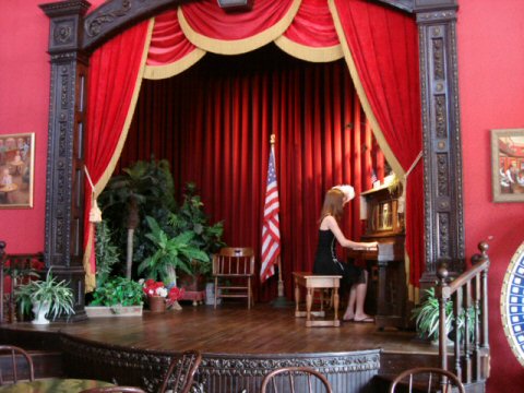 girl playing piano